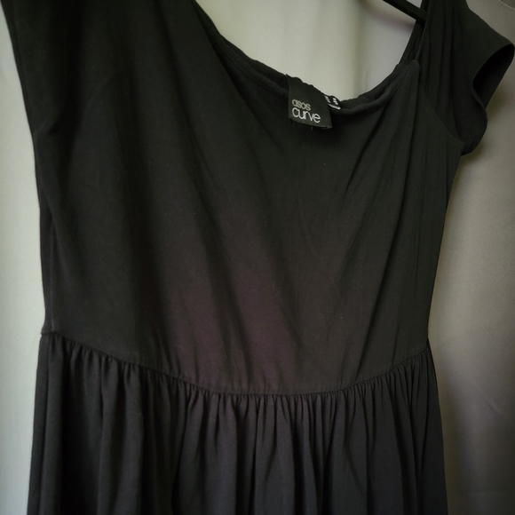 ASOS Curve Black Jersey Dress - Picture 4 of 7